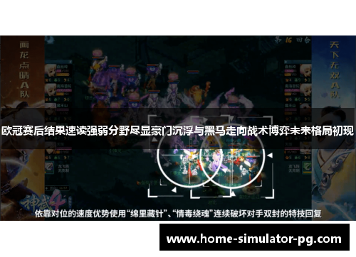 欧冠赛后结果速读强弱分野尽显豪门沉浮与黑马走向战术博弈未来格局初现